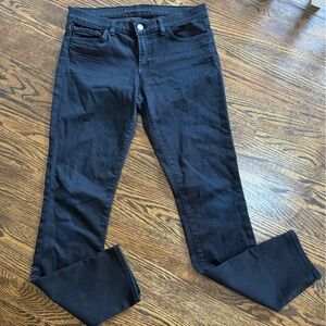 Dark blue black j brand jeans